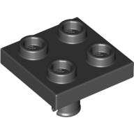 Plate 2 x 2 with Pin on Bottom