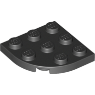 Plate Round Corner 3 x 3