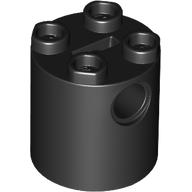 Brick, Round 2 x 2 x 2 Robot Body - with Bottom Axle Holder x Shape + Orientation