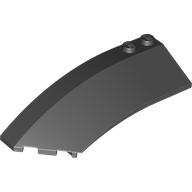 Wedge Curved 8 x 3 x 2 Open Left [Plain]