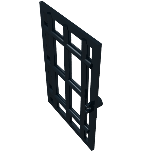 Door 1 x 6 x 7 Barred