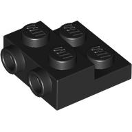 Plate Special 2 x 2 x 0.667 with Two Studs On Side and Two Raised