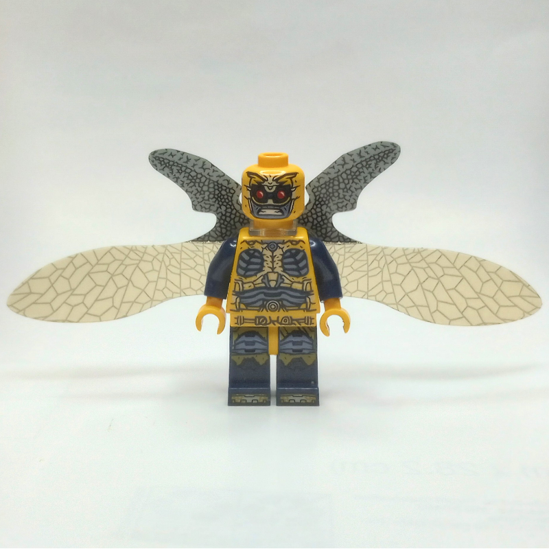 Parademon with Bright Light Orange Armor and Open Wings (DCEU)