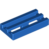 Tile Special 1 x 2 Grille with Bottom Groove