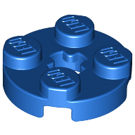 Plate Round 2 x 2 with Axle Hole Type 1 (+ Opening)