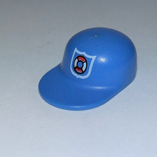 Minifig Cap Long Peak with Rescue Coast Guard Logo Print