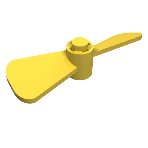 Propeller 2 Blade Twisted