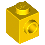 Brick Special 1 x 1 with Stud on 1 Side