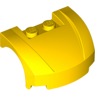 Vehicle Mudguard 3 x 4 x 1 2/3 Curved Front