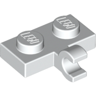Plate Special 1 x 2 with Clip Horizontal on Side