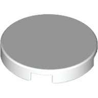 Tile Round 2 x 2 with Bottom Stud Holder