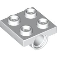 Plate Special 2 x 2 with 1 Pin Hole [Split Underside Ribs]