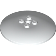 Dish 6 x 6 Inverted (Radar) with Solid Studs