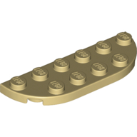 Plate Round Corners 2 x 6 Double