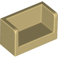 Panel 1 x 2 x 1 with Rounded Corners and 2 Sides