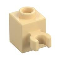 Brick Special 1 x 1 with Clip Vertical [Open O Clip, Hollow Stud]