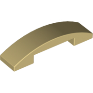Slope Curved 4 x 1 Double with No Studs