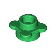 Plant, Flower, Plate Round 1 x 1 with 4 Petals