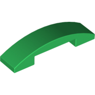Slope Curved 4 x 1 Double No Studs