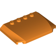 Slope Curved 4 x 6 x 2/3 Triple Curved with 4 Studs