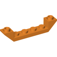 Slope Inverted 45° 6 x 1 Double with 1 x 4 Cutout