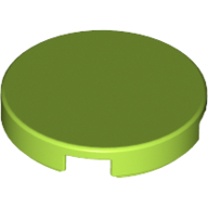 Tile Round 2 x 2 with Bottom Stud Holder