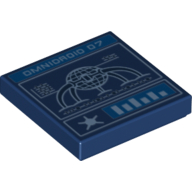 Tile 2 x 2 with 'OMNIDROID 07' Screen and Controls print