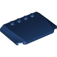 Slope Curved 4 x 6 x 2/3 Triple Curved with 4 Studs