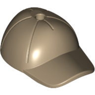 Hat / Cap Short Curved Bill with Seams and Hole on Top
