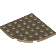 Plate Round Corner 6 x 6