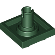 Plate 2 x 2 with Pin on Bottom