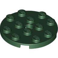 Plate Round 4 x 4 with Pin Hole
