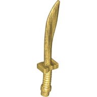 Weapon Sword / Saber with Curved Blade and Hilt