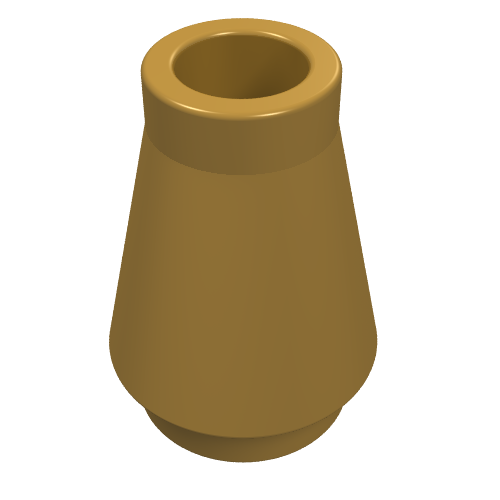 Cone 1 x 1 [No Top Groove]