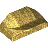 Brick Wedged 1 x 2 x 2/3 No Studs, Wing End