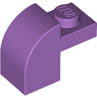Brick Curved 1 x 2 x 1 1/3 with Curved Top