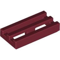 Tile Special 1 x 2 Grille with Bottom Groove