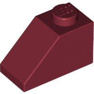 Slope 45° 2 x 1 with Bottom Pin