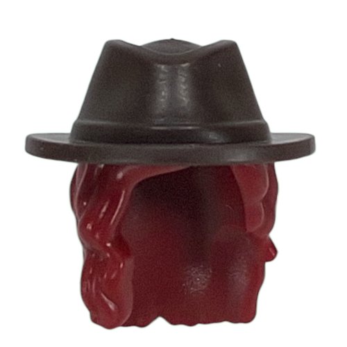 Hair and Hat, Long with Dark Brown Hat Pattern