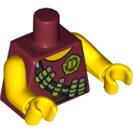 Torso Tank Top, Tranquilizer Bandolier, Belt and 'D' Print, Yellow Arms and Hands