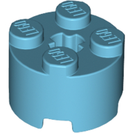 Brick Round 2 x 2 with Axle Hole
