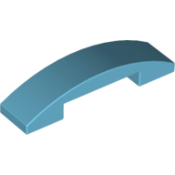 Slope Curved 4 x 1 Double No Studs