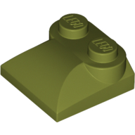 Brick Curved 2 x 2 x 2/3 Two Studs and Curved Slope End