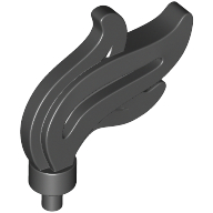 Minifig Feather / Plume Triple Point