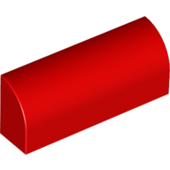 Brick Curved 1 x 4 x 1 1/3 No Studs, Curved Top with Raised Inside Support