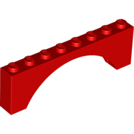 Brick Arch 1 x 8 x 2