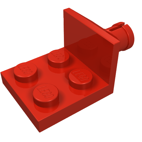 Plate Special 2 x 2 with Helicopter Tail Rotor Holder