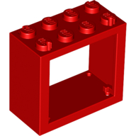 Window 2 x 4 x 3 Frame with Solid Studs
