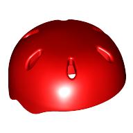 Minifig Sports Helmet with Vent Holes [Plain]