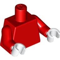 Torso, Red Arms, White Hands [Plain]
